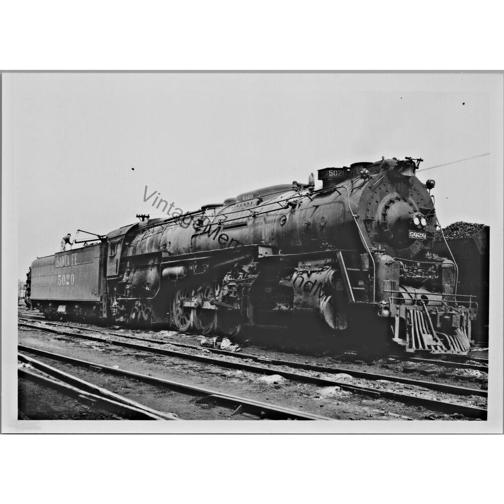 Vtg Atchison, Topeka, & Santa Fe Railway A.T.SE 5020 Steam Locomotive T2-333